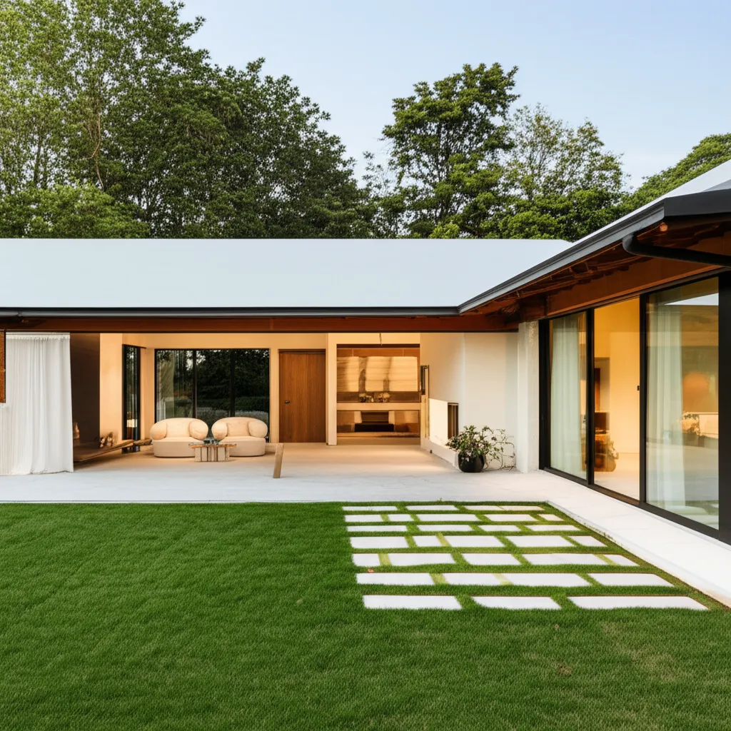 An impressive cover image of the featured home, immediately revealing its character and style.