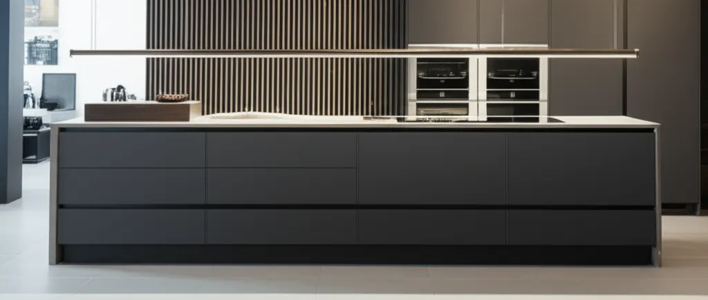 The loft's kitchen, which combines design and functionality.